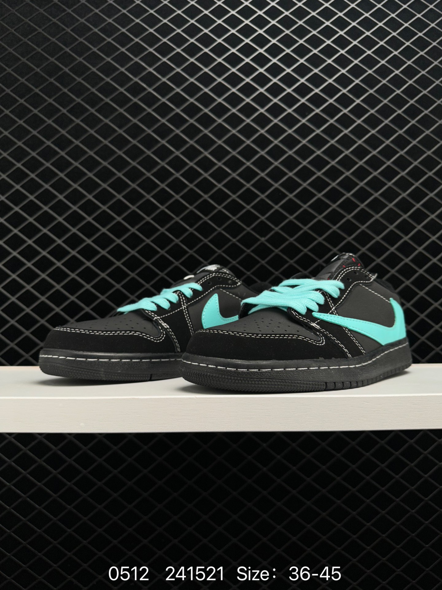 Travis Scott x Air Jordan 1 Low OG “Black Phantom